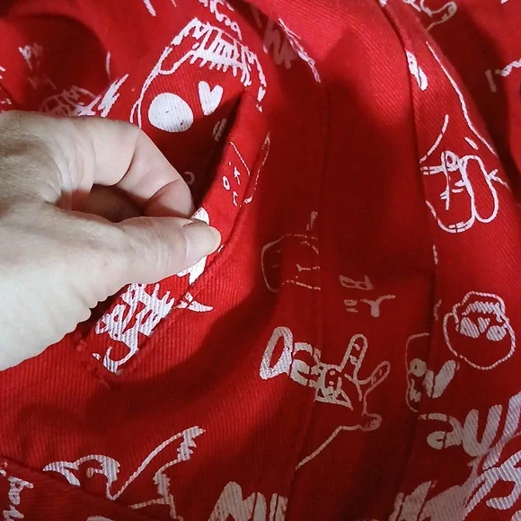 Doodle Denim Hooded Streetwear Jacket - Picture 11 of 11